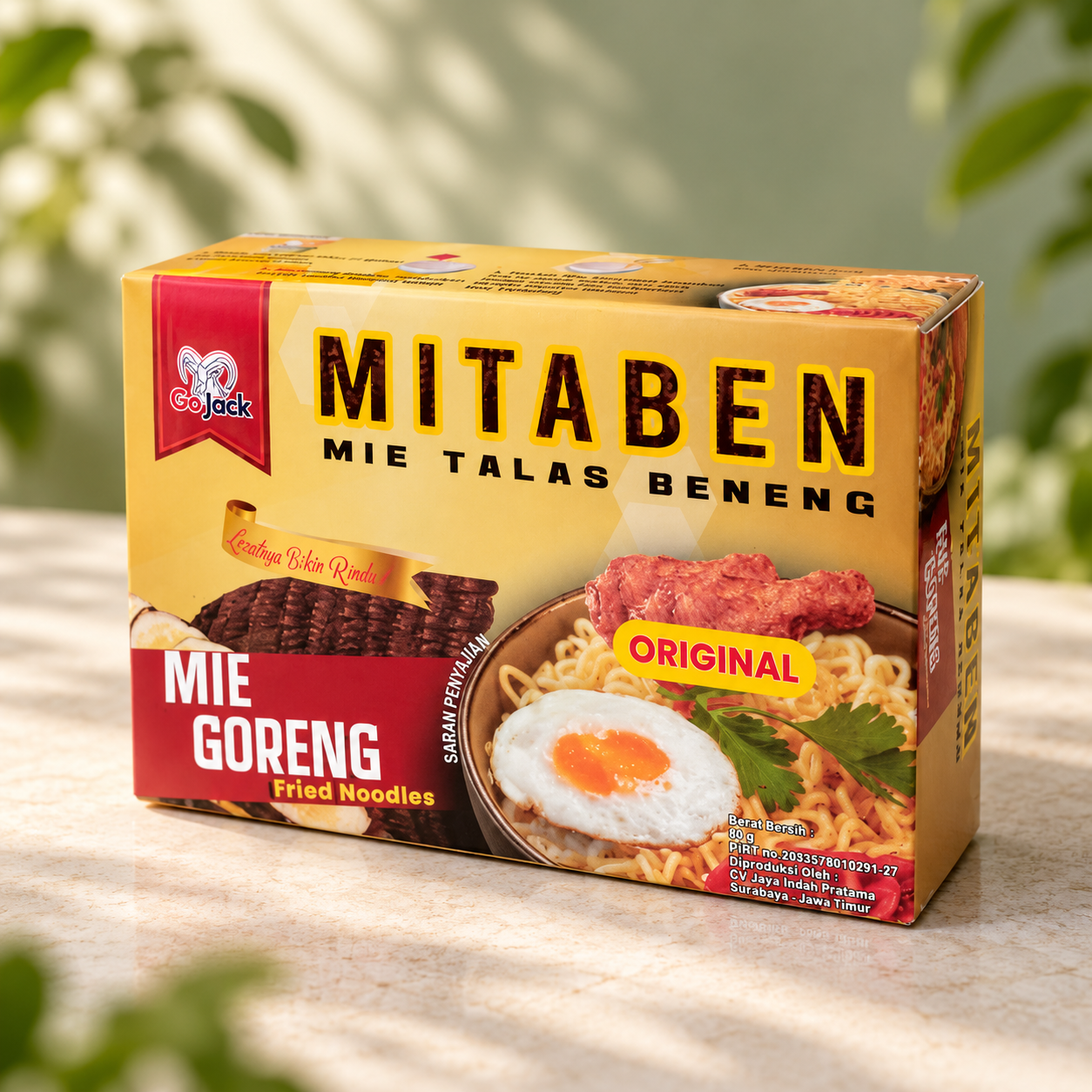 MITABEN mie talas beneng Go Jack 90 g